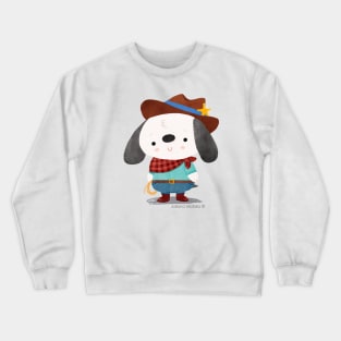 Ted The Dog Sheriff Crewneck Sweatshirt